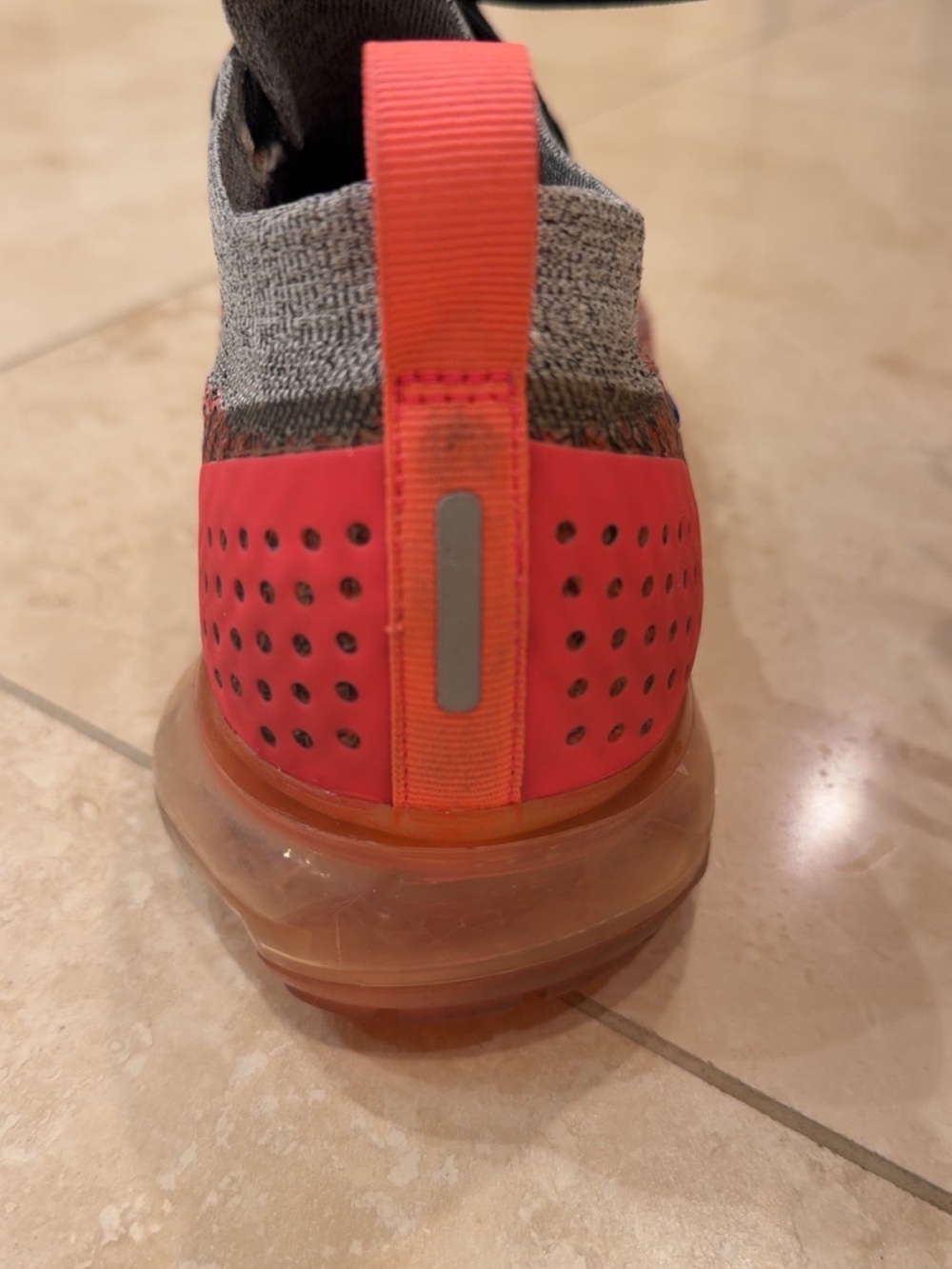 Nike Air VaporMax Flyknit 2 Ultramarine Hot Punch Women’s Size 8 - Picture 4 of 6